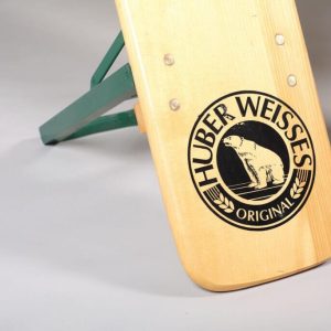 Huber Weisses päähineen kannatin, luonnonväri, grön metallram