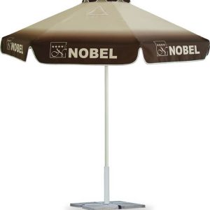 Nobel parasoll logo ja med design