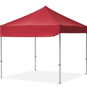 pop-up tält 3x3 röd markisga