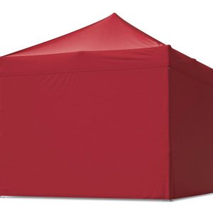 pop-up tält 3x3 röd väggarega