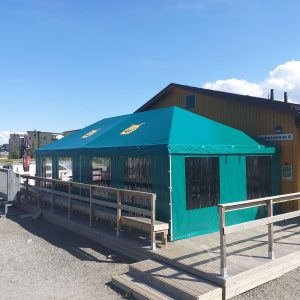 paviljonitält konstruktsioonramiga