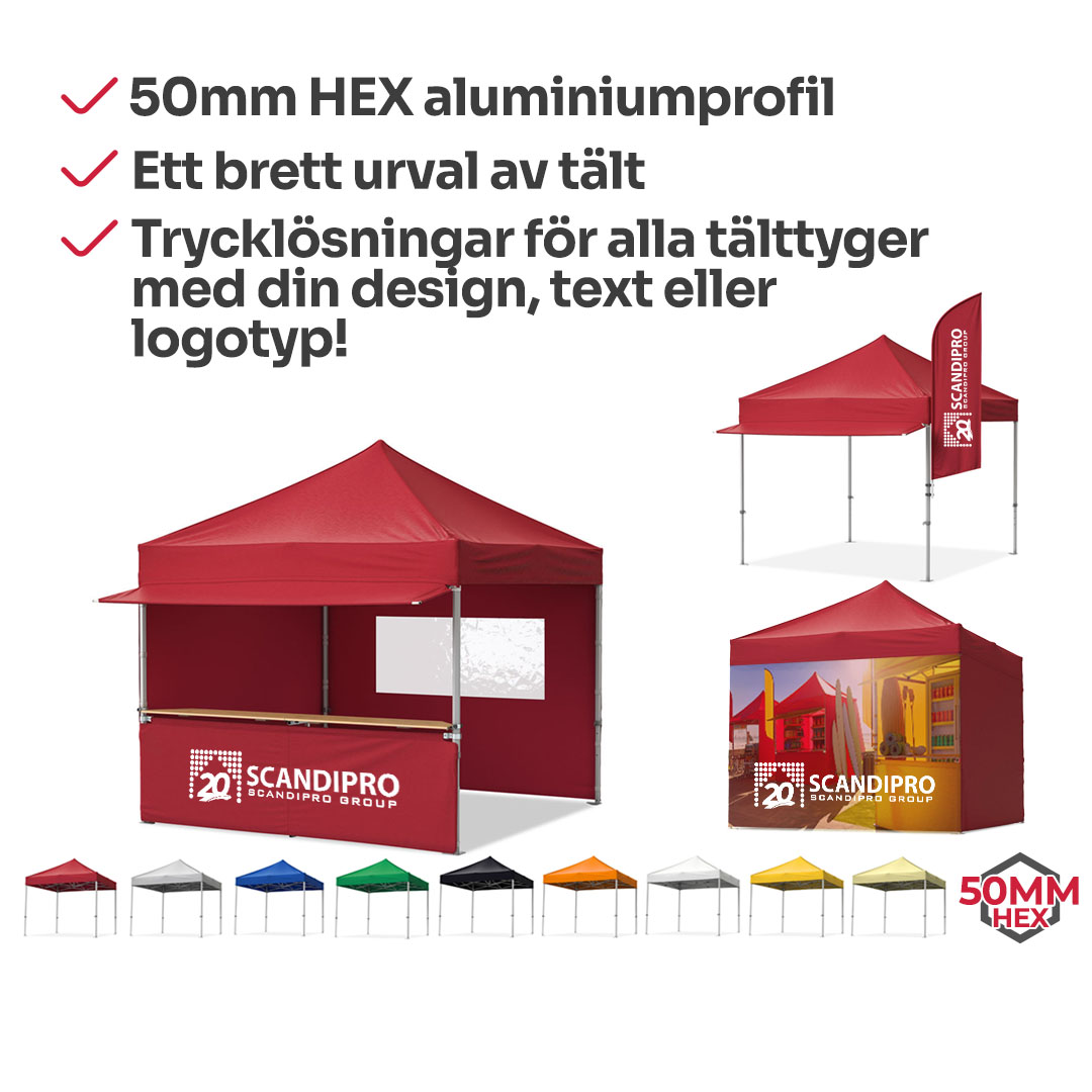 Flera olika Snabbtält och Paviljonger för olika ändamål 1 Flera olika Snabbtält och Paviljonger för olika ändamål — produktbild