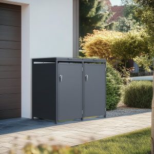 Avfallsskjul Premium Duo — produktbild