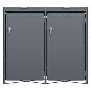 Avfallsskjul Premium Duo — produktbild