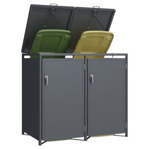 Avfallsskjul Premium Duo — produktbild